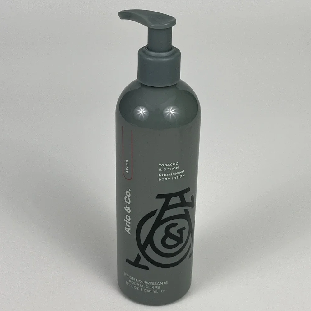 Pure Romance Arlo & Co. Atlas Tobacco & Citron Nourishing Body Lotion 12 fl oz